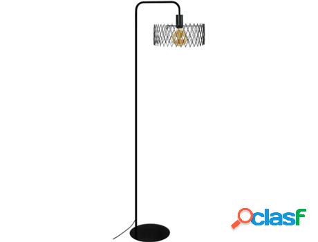 Lámpara de Pié TOSEL Aster (Negro - E27 - Máx. 40W -