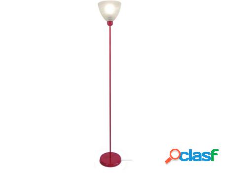 Lámpara de Pié TOSEL Belgica (Rojo - E27 - Máx. 40W -