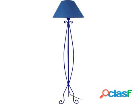 Lámpara de Pié TOSEL Curl (Azul - E27 - Máx. 40W - Metal)