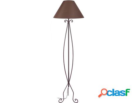 Lámpara de Pié TOSEL Curl (Marrón - E27 - Máx. 40W -