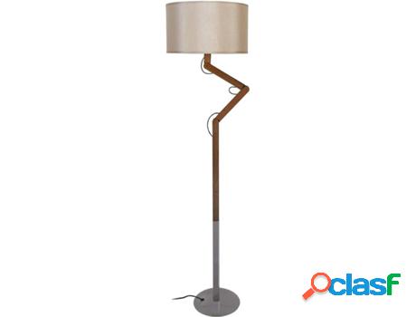 Lámpara de Pié TOSEL Geri (Crema - E27 - Máx. 40W -