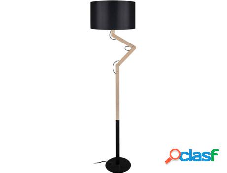 Lámpara de Pié TOSEL Geri (Negro - E27 - Máx. 40W -