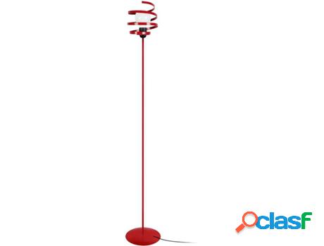 Lámpara de Pié TOSEL Karol (Rojo - E27 - Máx. 40W -