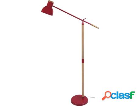 Lámpara de Pié TOSEL Olsen (Rojo - E27 - Máx. 40W -