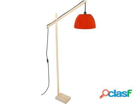 Lámpara de Pié TOSEL Pilori Plexi (Rojo - E27 - Máx. 40W