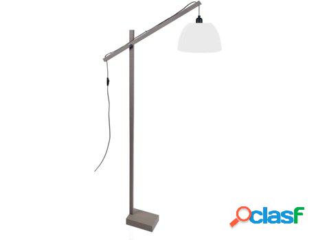 Lámpara de Pié TOSEL Pilori Plexi (Taupe y Blanco - E27 -