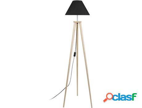 Lámpara de Pié TOSEL Utgard (Negro - E27 - Máx. 40W -