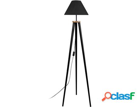 Lámpara de Pié TOSEL Utgard (Negro y Blanco - E27 - Máx.