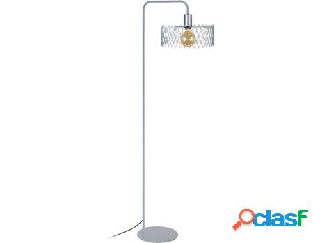 Lámpara de Pie TOSEL Aster (Plateado - E27 - Máx. 40W -