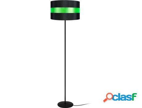 Lámpara de Pie TOSEL Britânia (Negro, Verde - E27 - Máx.