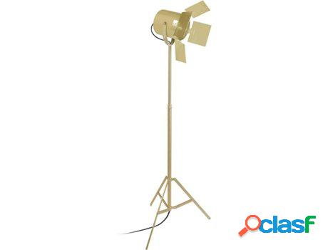 Lámpara de Pie TOSEL Cannes 55 cm (Dorado - E27 - Máx. 40W