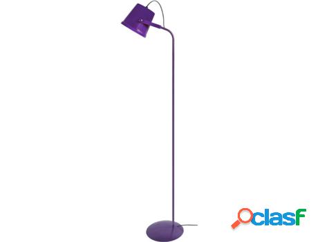 Lámpara de Pie TOSEL Factory (Morado - E27 - Máx. 40W -