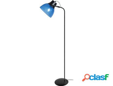 Lámpara de Pie TOSEL Plexi (Negro, Azul - E27 - Máx. 40W -