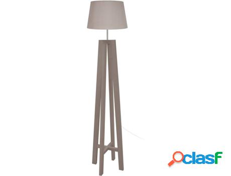 Lámpara de Pie TOSEL Vidar 1 (Taupe - E27 - Máx. 40W -