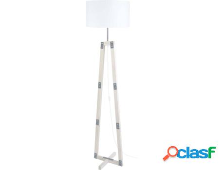 Lámpara de Pie TOSEL Vilars (Blanco - E27 - Máx. 40W -