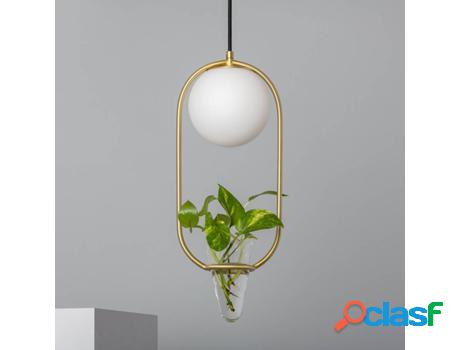 Lámpara de Suspensión LEDKIA Moonlight (Dorado - E27 - 40
