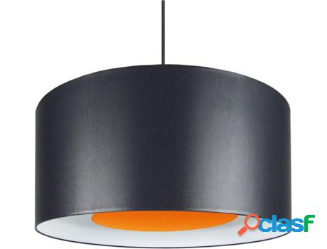 Lámpara de Suspensión TOSEL Alfena B (Negro y Naranja -