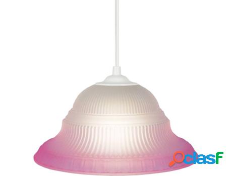 Lámpara de Suspensión TOSEL America (Rosa - E27 - Máx. 40