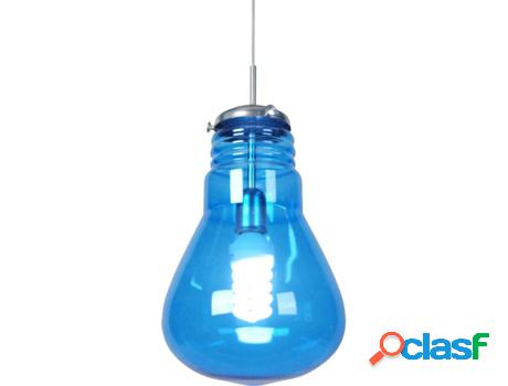 Lámpara de Suspensión TOSEL Ampoules (Azul - E27 - Máx.