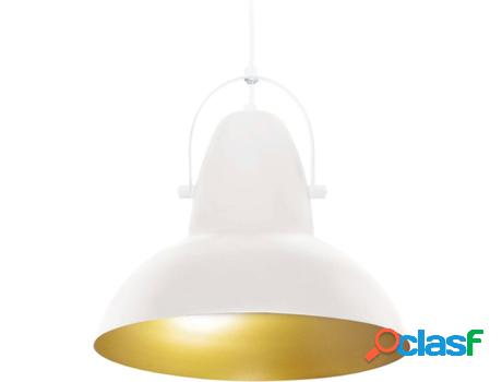 Lámpara de Suspensión TOSEL Aquitaine (Blanco - E27 -