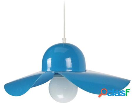 Lámpara de Suspensión TOSEL Ascot (Azul - E27 - Máx. 40 W