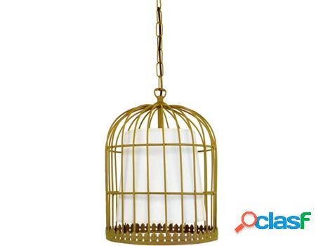 Lámpara de Suspensión TOSEL Cage Abj (Dorado Oro - E27 -