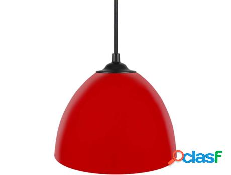 Lámpara de Suspensión TOSEL Celica C (Rojo - E27 - Máx.
