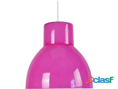 Lámpara de Suspensión TOSEL Cloche Verre A (Rosa - E27 -