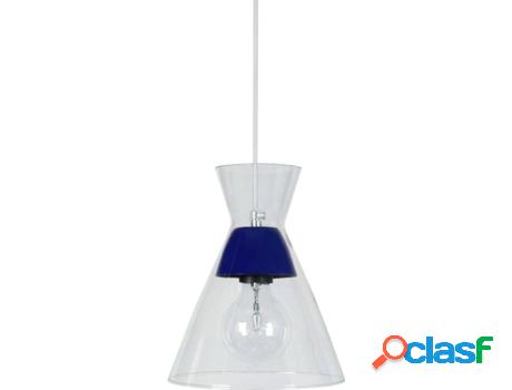 Lámpara de Suspensión TOSEL Conical (Azul - E27 - Máx.