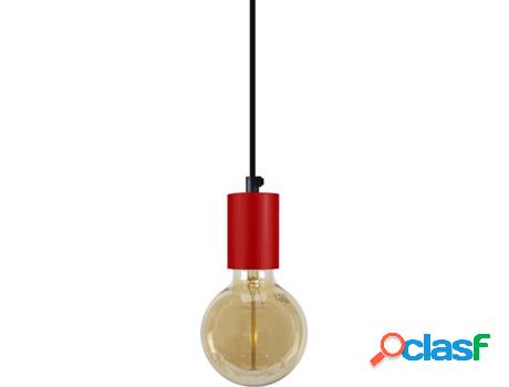 Lámpara de Suspensión TOSEL Cui (Rojo - E27 - Máx. 40 W -