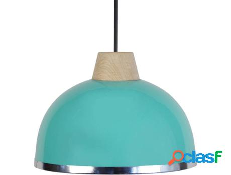 Lámpara de Suspensión TOSEL Demi-Boule B (Azul Turquesa -