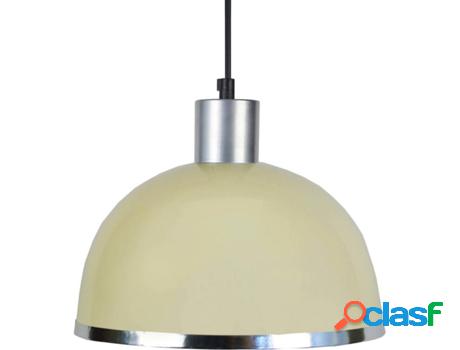 Lámpara de Suspensión TOSEL Demi-Boule C (Crema - E27 -
