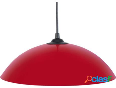 Lámpara de Suspensión TOSEL Deni-Lune 10659 Roja