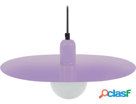 Lámpara de Suspensión TOSEL Disco (Morado Malva - E27 -
