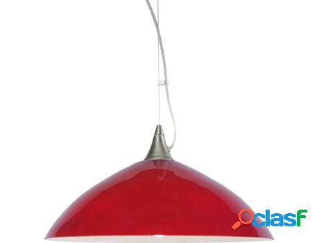 Lámpara de Suspensión TOSEL Divy (Rojo - E27 - Máx. 40 W