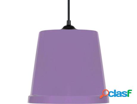 Lámpara de Suspensión TOSEL Factory Púrpura Oscura