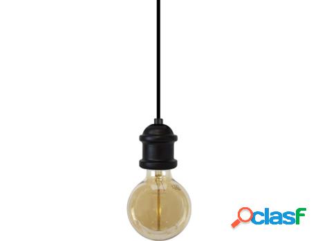 Lámpara de Suspensión TOSEL Fang (Negro - E27 - Máx. 40 W