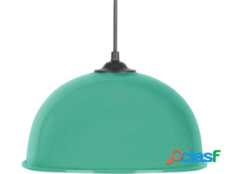 Lámpara de Suspensión TOSEL Half-Ball Roullé (Azul - E27