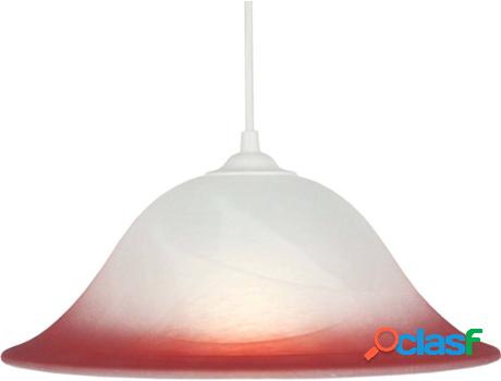 Lámpara de Suspensión TOSEL Irun (Rojo - E27 - Máx. 40 W