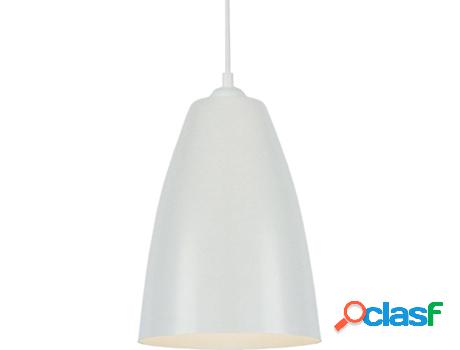 Lámpara de Suspensión TOSEL Larsen Blanca 15 x 80 cm