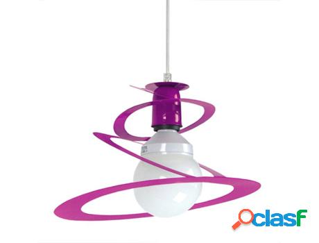 Lámpara de Suspensión TOSEL Loki (Morado - E27 - Máx. 40