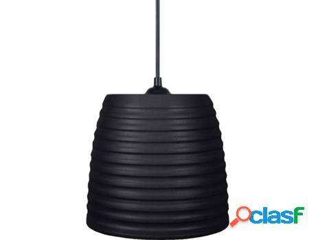Lámpara de Suspensión TOSEL Mata (Negro - E27 - Máx. 40 W