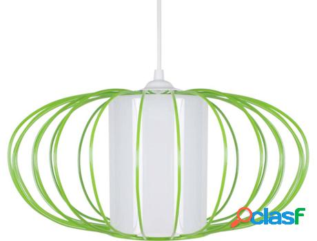 Lámpara de Suspensión TOSEL Oita (Verde - E27 - Máx. 40 W