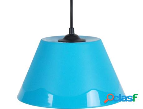 Lámpara de Suspensión TOSEL Polycone (Azul - E27 - Máx.