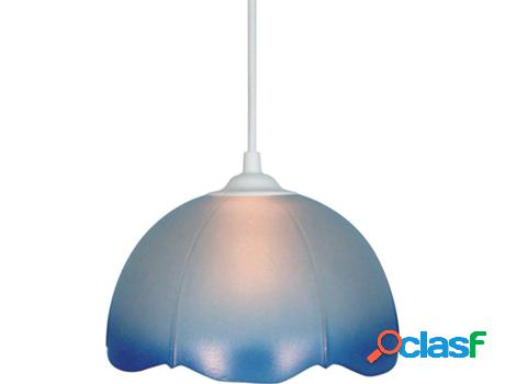 Lámpara de Suspensión TOSEL Salamanca Azul Translúcido