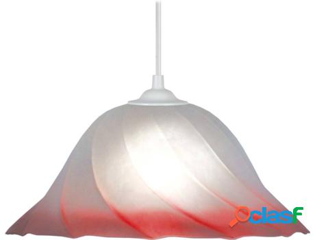 Lámpara de Suspensión TOSEL Spiral (Rojo - E27 - Máx. 40