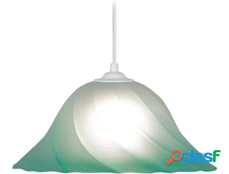 Lámpara de Suspensión TOSEL Spiral (Verde - E27 - Máx. 40