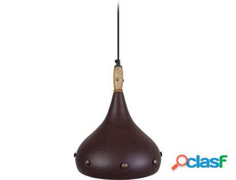 Lámpara de Suspensión TOSEL Tacks Camberra (Marrón - E27