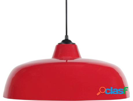 Lámpara de Suspensión TOSEL Trog (Rojo - E27 - Máx. 40 W