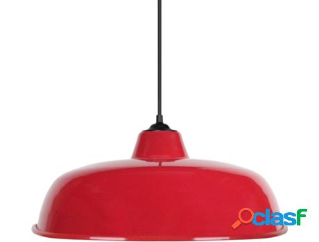 Lámpara de Suspensión TOSEL Trog Roulé (Rojo - E27 -
